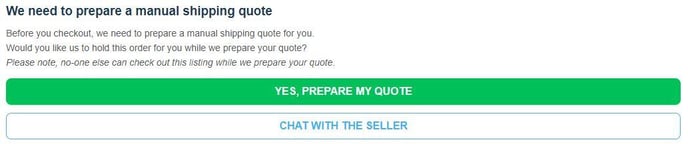 shipping quote request